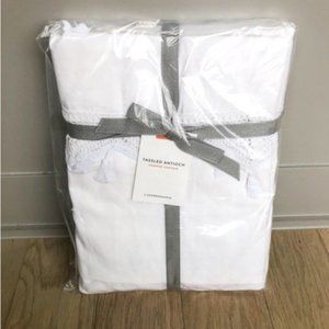 NWT Anthropologie Tasseled Antioch Shower Curtain